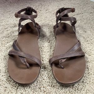 leather chaco sandals